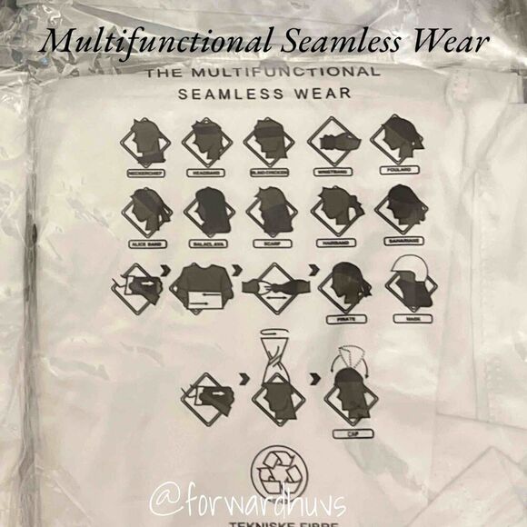 Breathable Polyester Microfiber Multifunctional Seamless Wear 6 Pk ** NEW ** - Picture 4 of 9